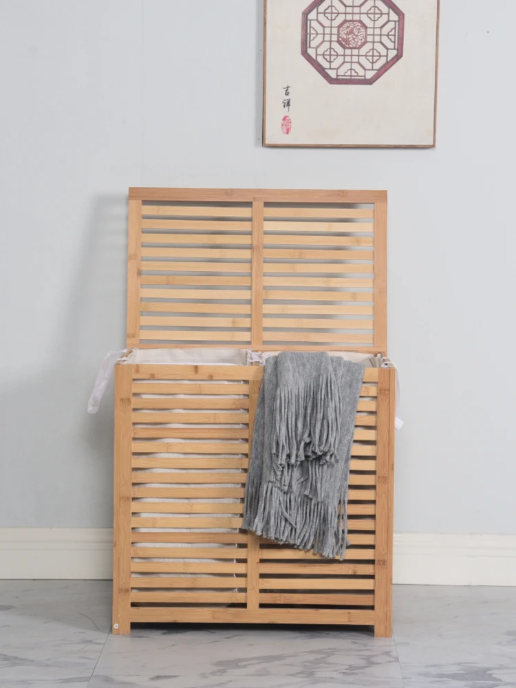 simple-elegant-full-bamboo-lingzhi-laundry-basket-clothing-storage-basket-vintage-japanese-style-home-bathroom-organizer