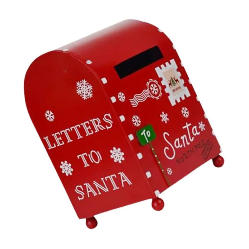 Vintage Villa Mailbox  Creative Wall Hanging Letter Newspaper Box Decoration  Iron Art Mailbox Household Mail Red Old Box Made