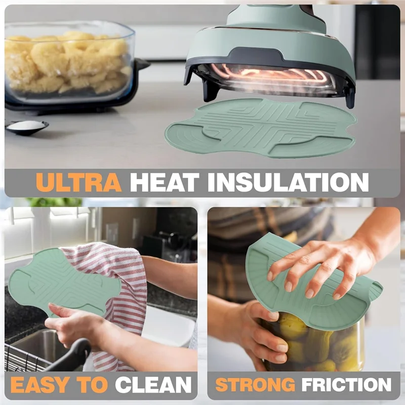 

Silicone Heat Resistant Mat For Ninja Crispi Air Fryer For Ninja Crispi Airfryer Accessories Kitchen Air Fryer Trivet-A54Q