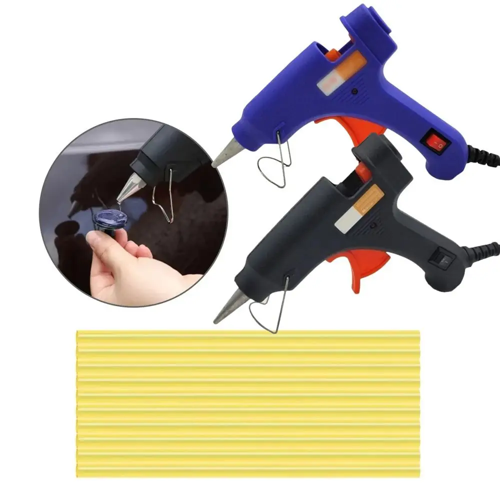 Mini 20W Hot Melt Glue Durable Rapid Heating Glue 7mm Glue Sticks Ergonomics Industrial Glue Household