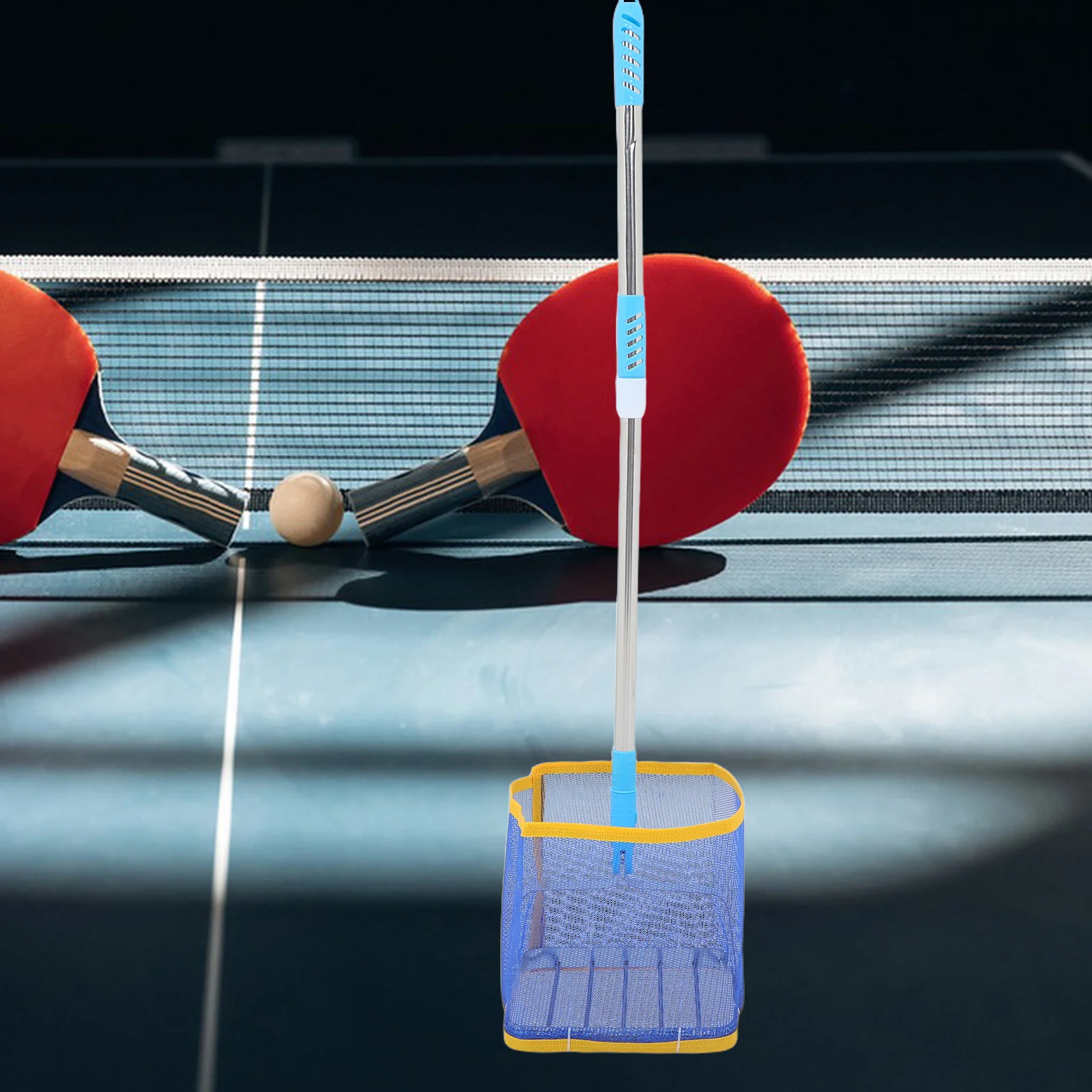 

Portable Table Tennis Ball Picker Telescopic Adjustable Large Capacity No Bending Collection Tool for Training Pingpong
