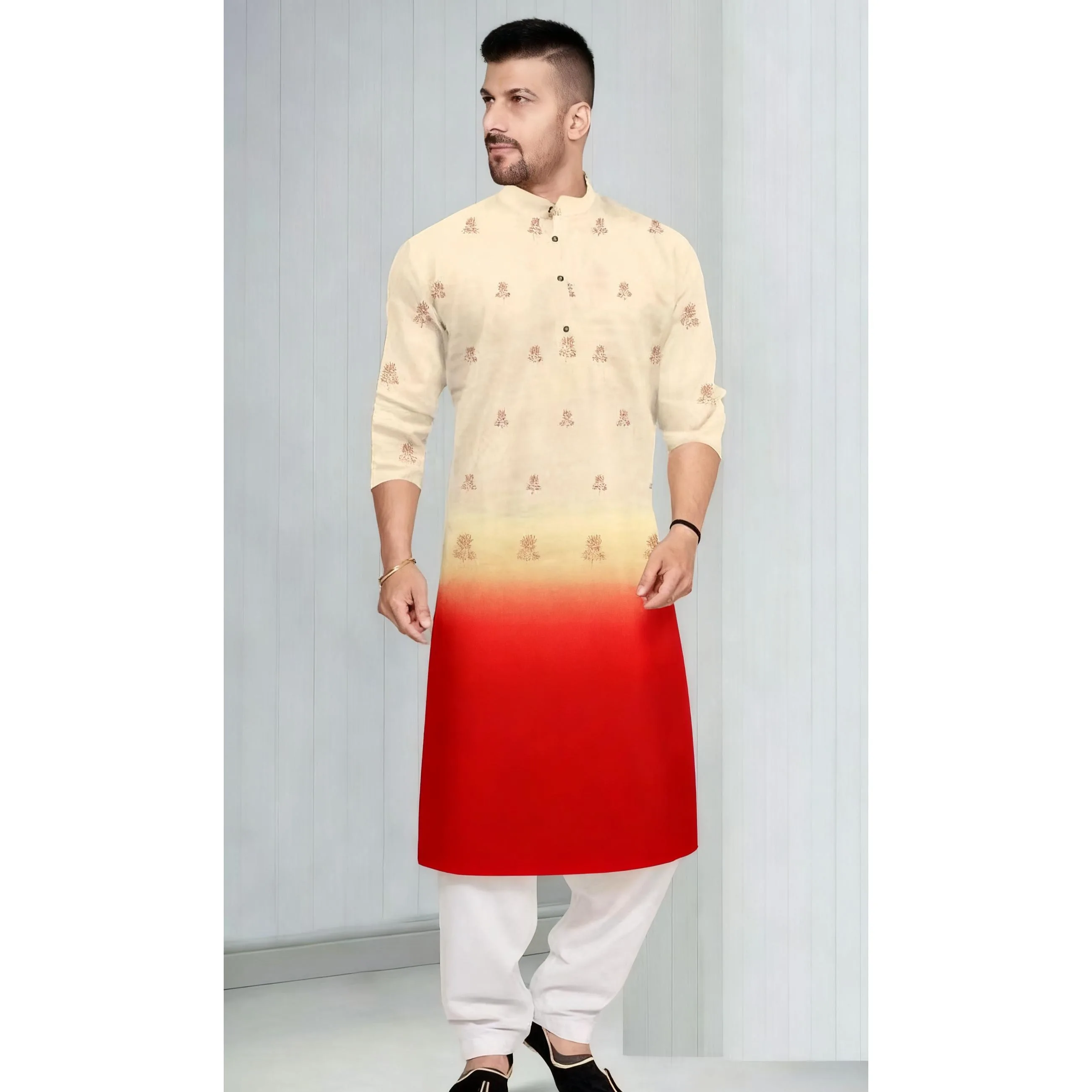 ملابس الطاووس الإسلامية الإسلامية للرجال جوبا ثوب طباعة كيمونو رداء طويل المملكة العربية السعودية ملابس عباية قفطان إسلام الشرق الأوسط #5