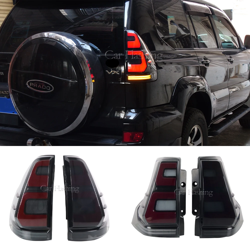 Car LED Taillight Tail Light For Lexus GX470 2003 2004 2005 2006 2007 2008 2009 Rear Lamp + Brake + Reverse +Dynamic Turn Signal