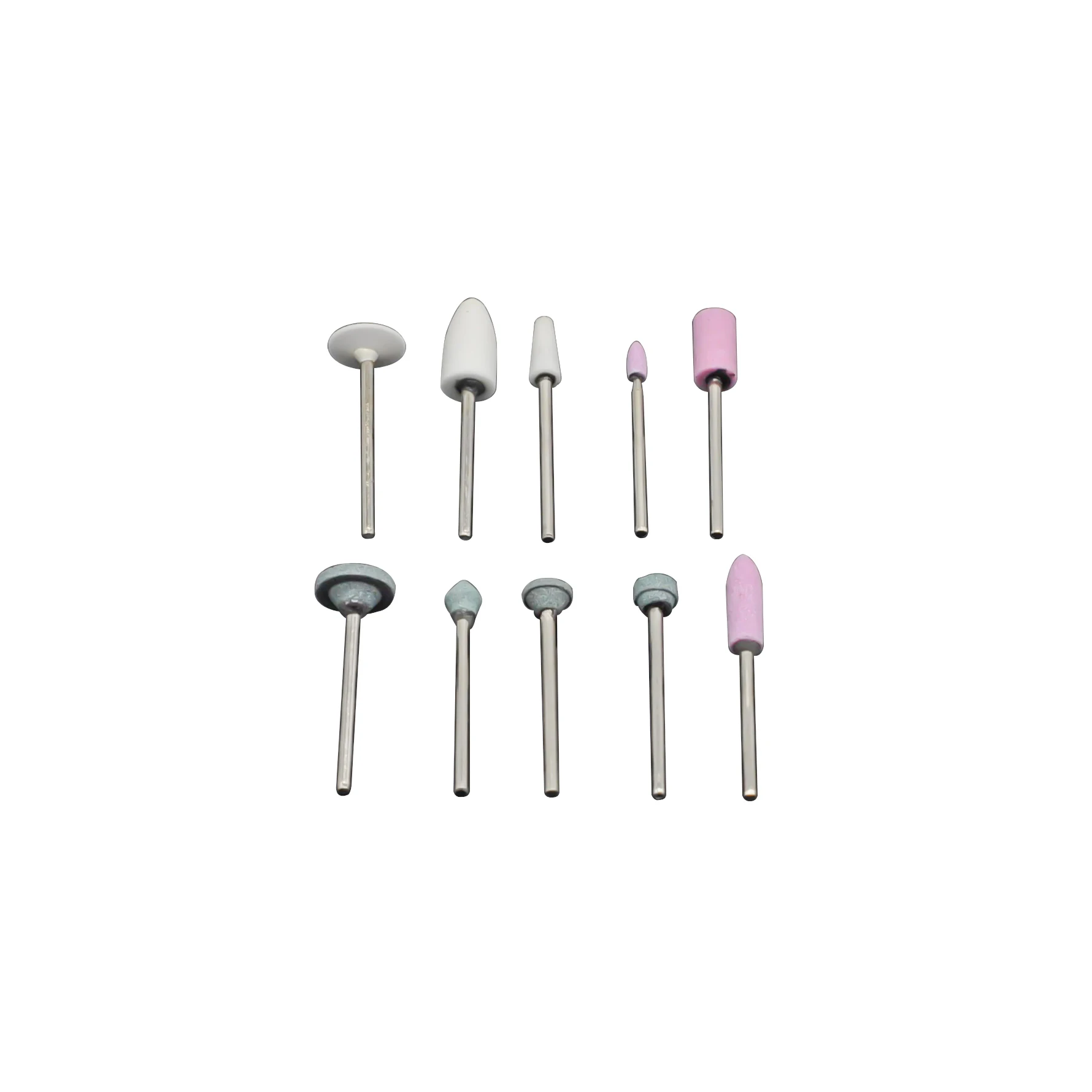 Lab Item Gravel Ceramic Thick Mounted Burs Polisher 2.35mm For Dental Clinic Equipment