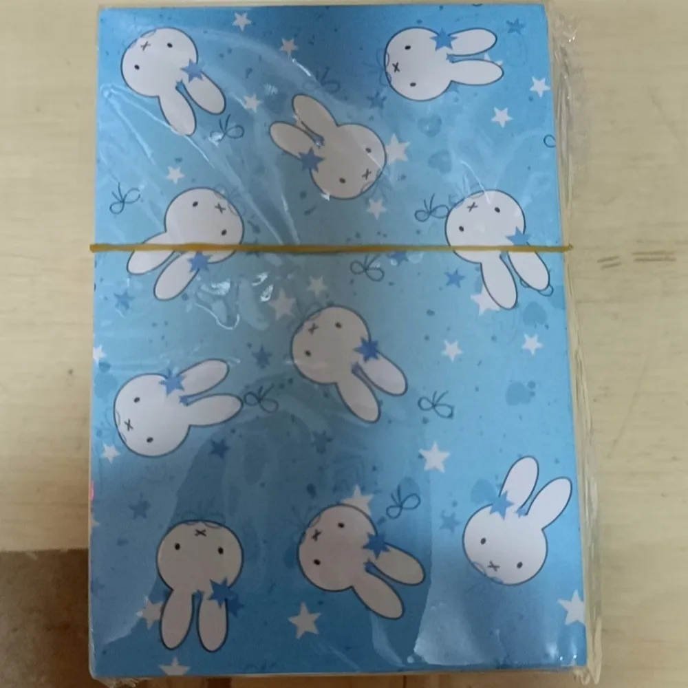 Cute Miffy Rabbit Notebook Cartoon Rabbit and Star Pattern Diary Cute Paper Memo Book Pretty Message Cards Stationery Girls