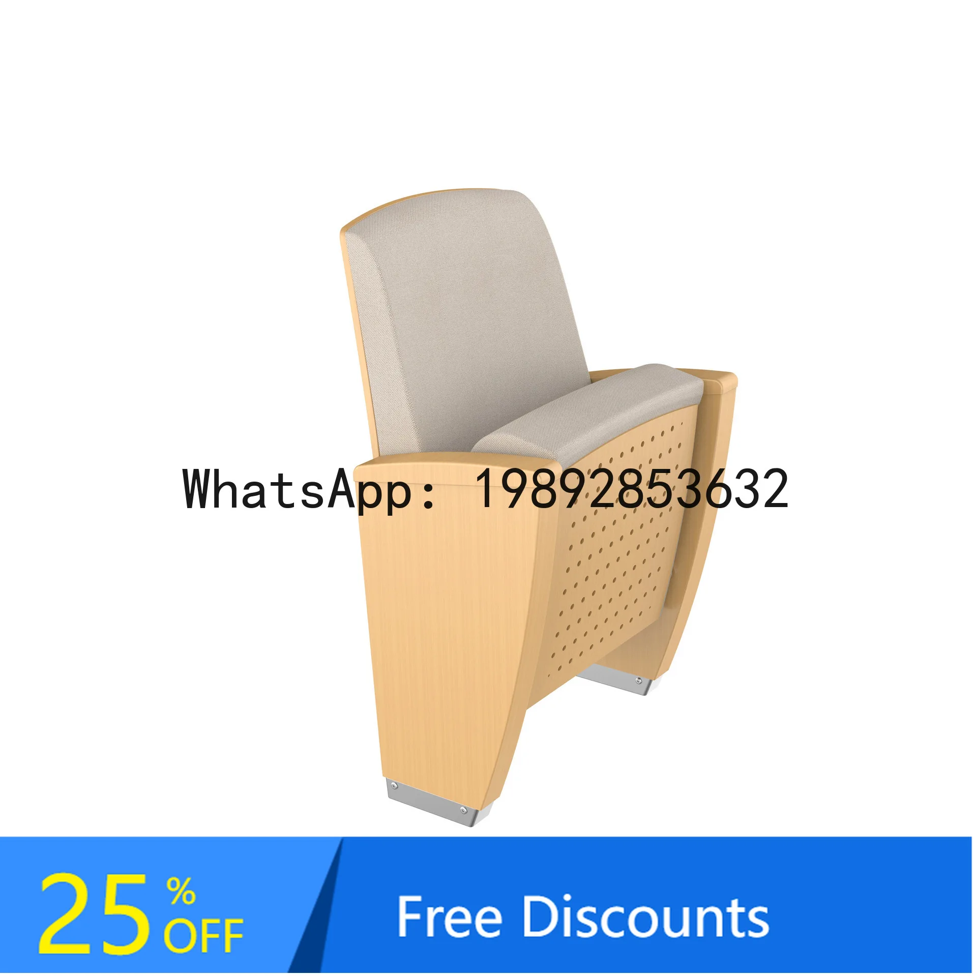 CZ Solid Wood Theater Music Hall Seats Auditorium Training Conference Center Lecture Hall Chairs