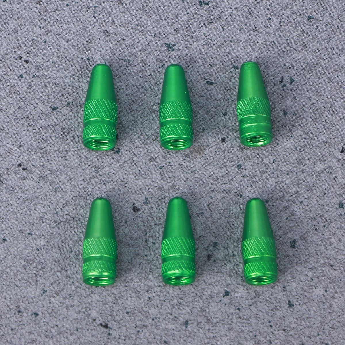 6Pcs Anodized Aluminum Bike Dust Covers Green Installation for Multiple Bikes Bicycle Aluminum Bike Caps