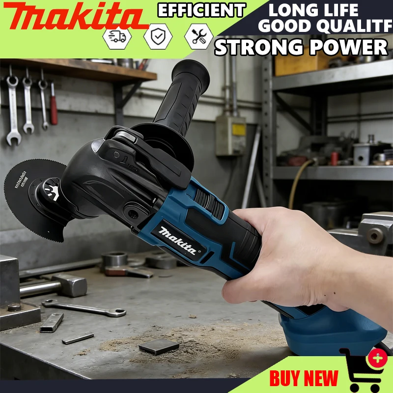 

Электроинструмент Makita: Бесщеточный осциллирующий многофункциональный реноватор-триммер с быстрым креплением, совместимый с аккумуляторами 18В