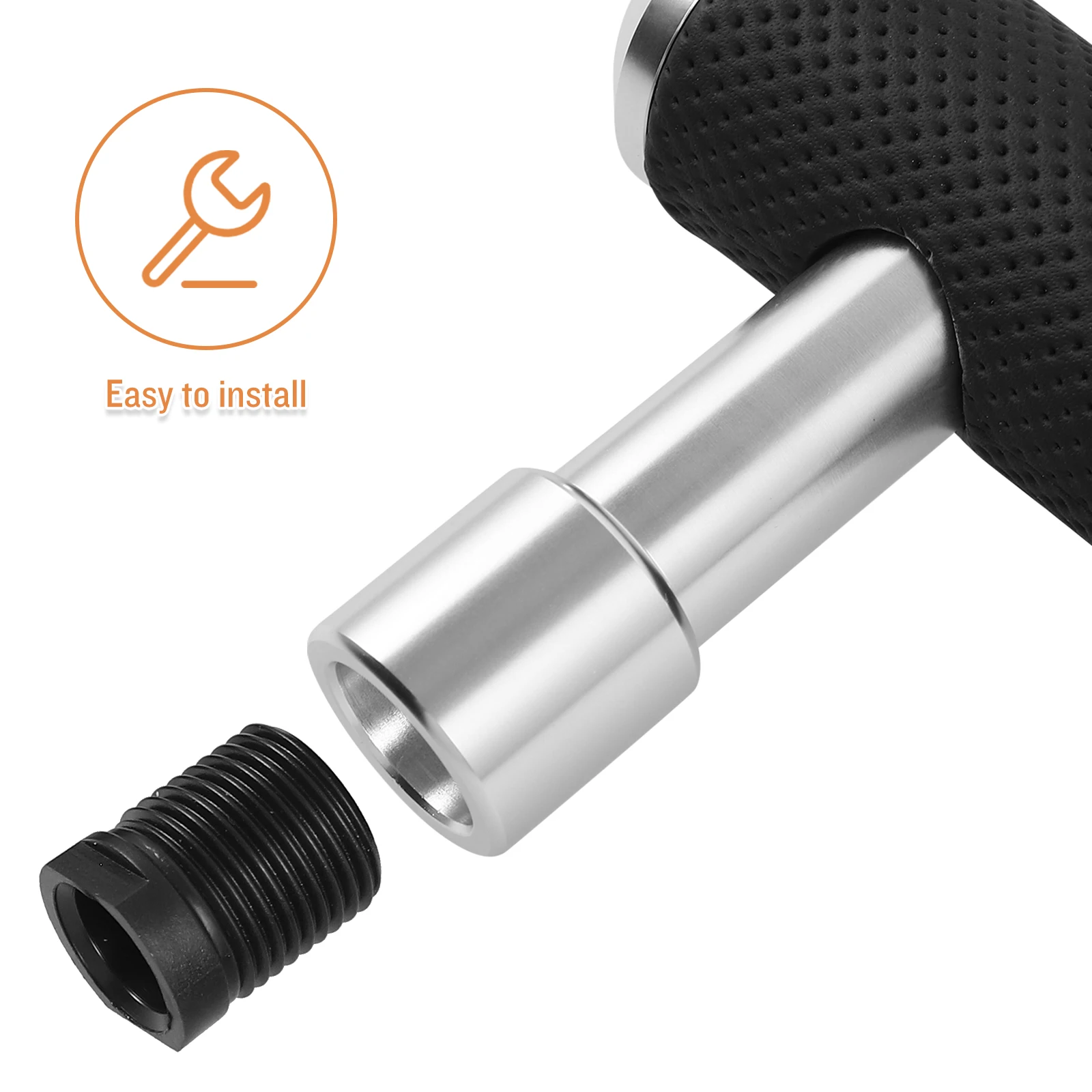 

Universal Car Gear Shift Knob Metal Shifter Handle Manual Automatic Durable Stylish Comfort Grip Easy Install Interior