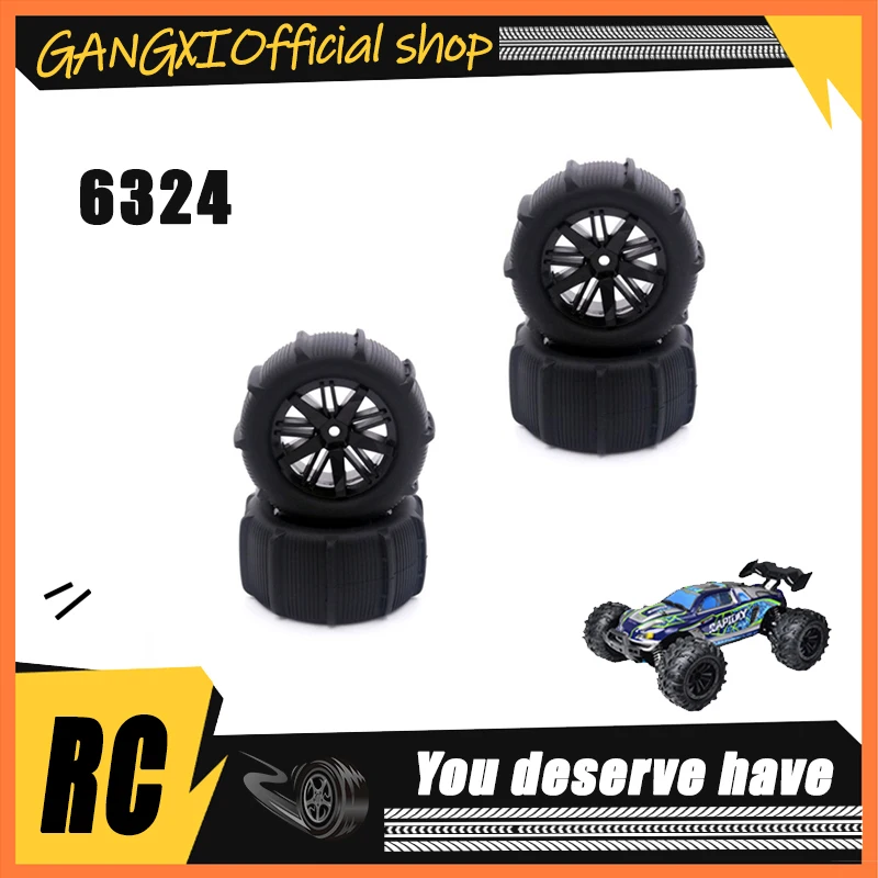 

SCY 16101 1/16 RC Car Original Spare Parts 6324 tire 4pcs Suitable for SCY 16101 16102 Car Be worth having