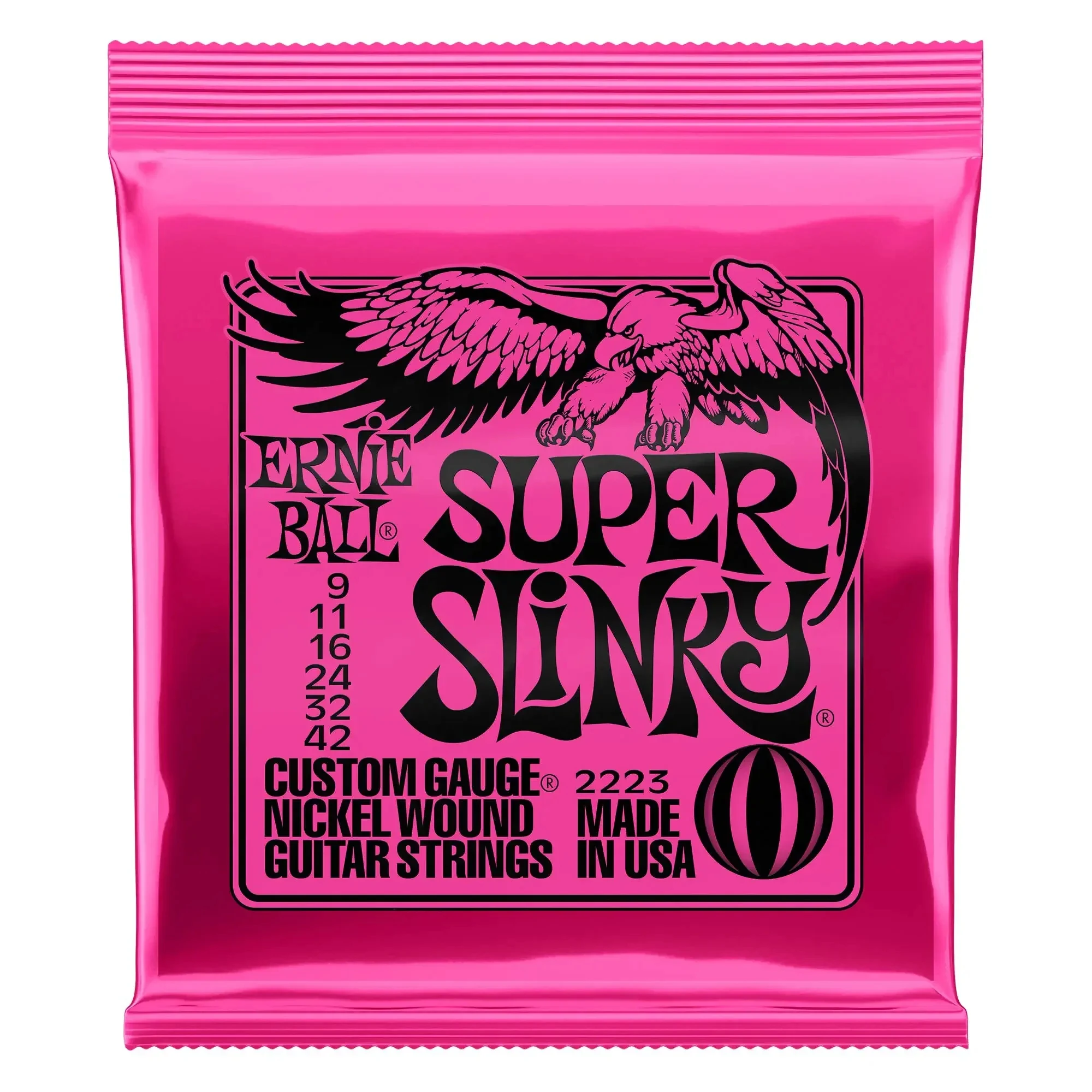 Ernie Ball Electric Guitar Strings 2215/2220 /2221 /2222/ 2223 /2225/2626/2627 Super Play Real Heavy Metal Rock Guitar Accessory