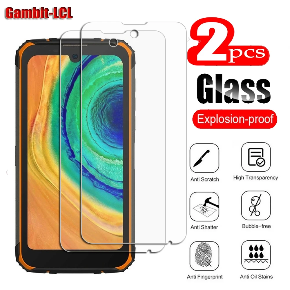 

2PCS Original Protective Tempered Glass For Doogee S59 Pro 5.71" DoogeeS59 S59Pro Screen Protective Protector Cover Film
