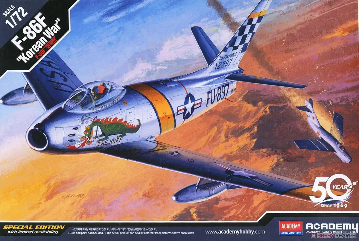 Academy 12546 1/72 F-86F Sabre `Korean War` (Plastic model)