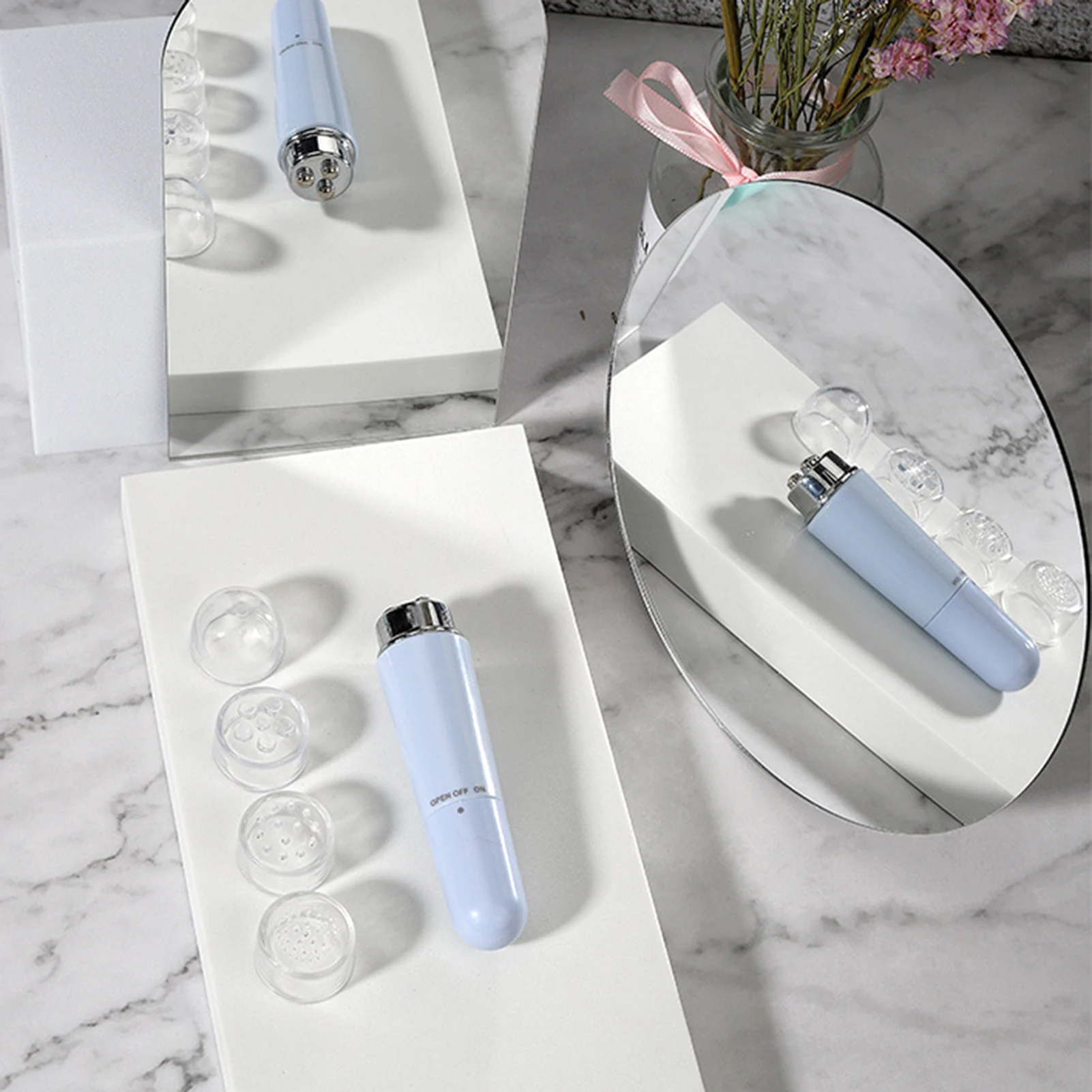 Elektryczne urządzenie kosmetyczne, elektryczny masażer wibracyjny pod oczy, różdżka do liftingu oczu, pielęgnacja oczu, masażer kosmetyczny do użytku domowego na cienie pod oczami, worki pod oczami i opuchliznę.