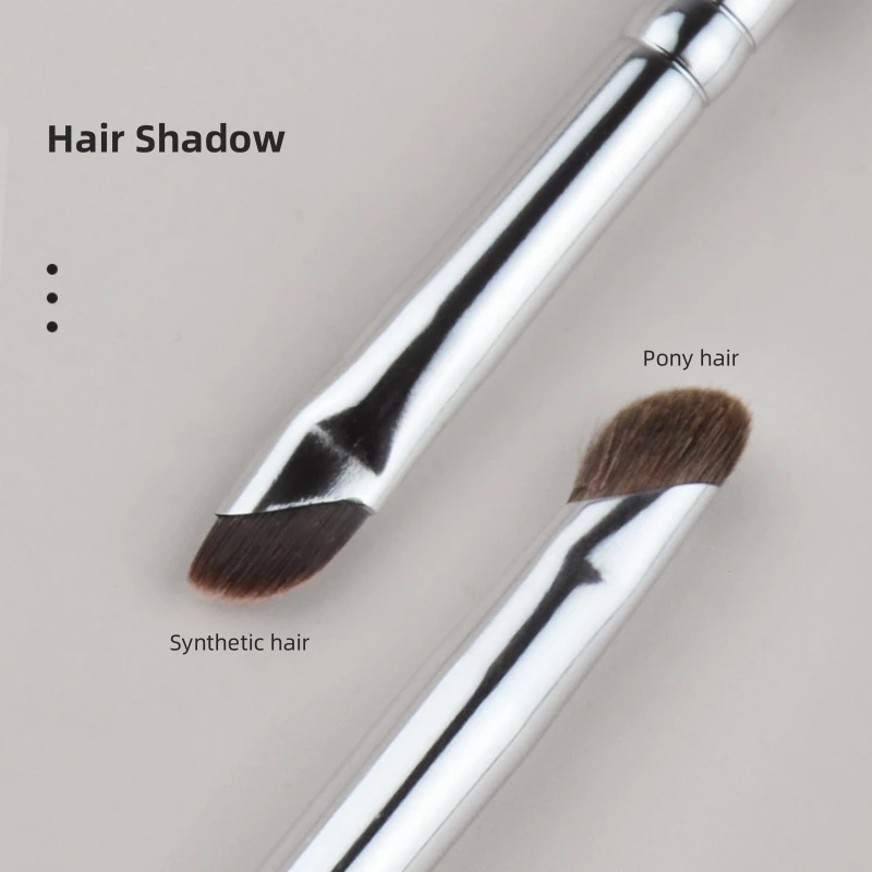Pennello per eyeliner con lama 2 in 1, ombretto, evidenziatore, occhi ad angolo ultra sottile, ombretto, pennelli per trucco per sopracciglia