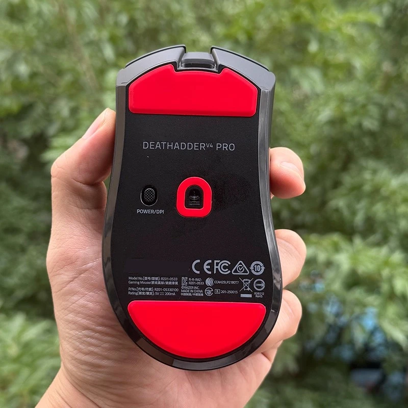 1 Set Meow Gaming Gear Ultraglide Mouse Skates For Razer Deathadder V4 Pro Brake Speed Control Silence Feet ICE Mice Glides PTFE