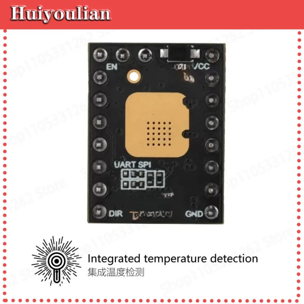 For TMC2240 Stepper Motor Driver SPI Silent Microstep for 3D Printer CNC Controller Board