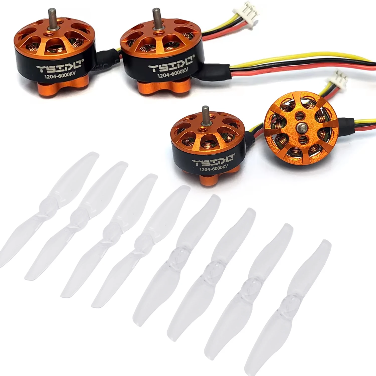 YSIDO 1303 5500KV / 1204 6000KV FPV Brushless Motor With Gemfan 3018 3 Inch 2-Blade Propeller for RC FPV Toothpick Racing Drone