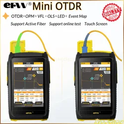 OFW OTDR 활성 섬유 라이브 테스트 터치 스크린, OPM VFL OLS iOLA FTTH 이벤트 맵 섬유 테스터, 1550nm, 20dB, 80km 섬유 반사계