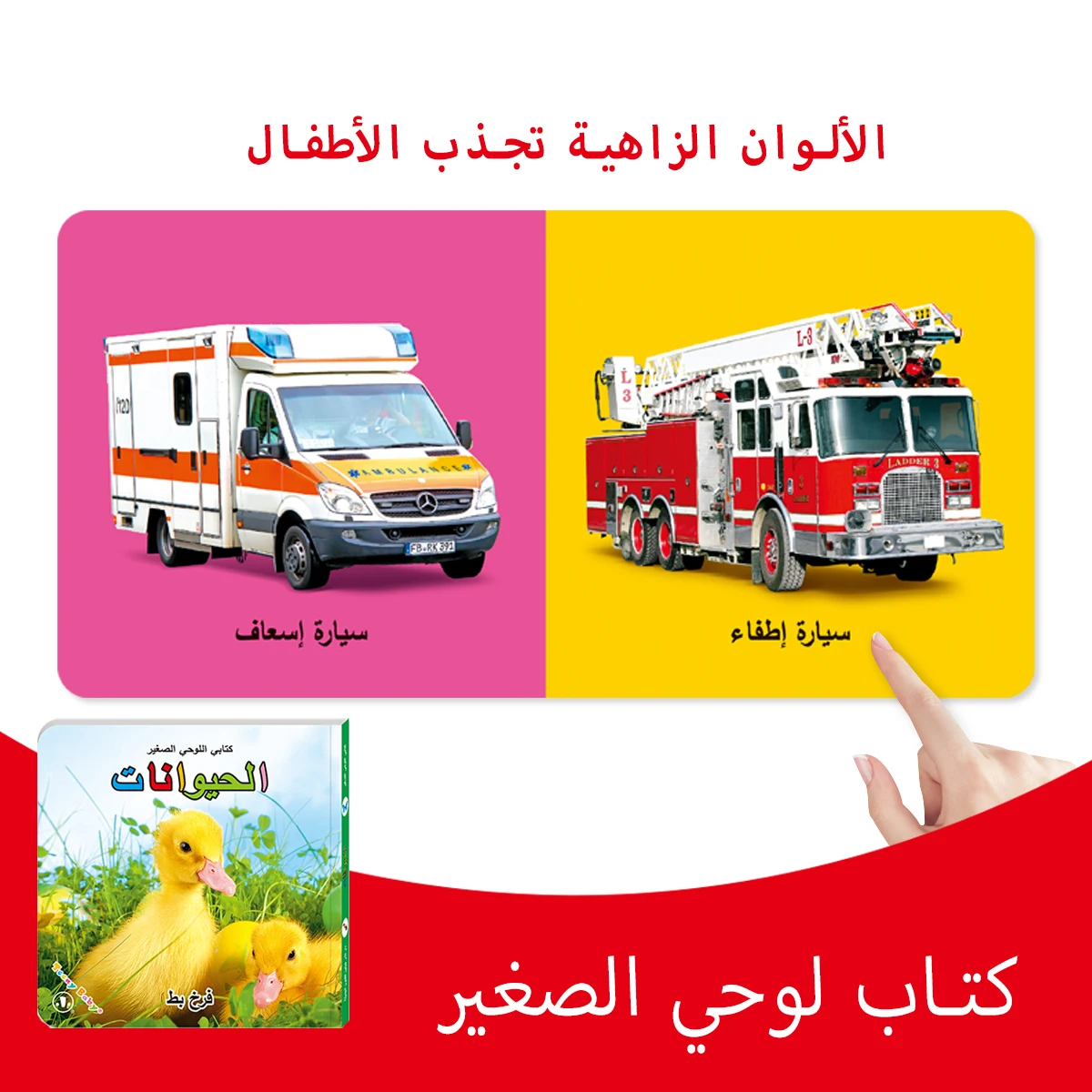 Arabic Series Baby Cognitive Cards Preschool Education Educational Development Color Books Accompanying Reading Toys Gifts livro