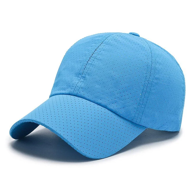Mesh-Schnelltrocknende Kappe für Herren Lauf- und Sportbaseballmütze Damen Golf-Tenniskappe Atmungsaktiver Sonnenhut für Outdoor-Jogging – Detail 10