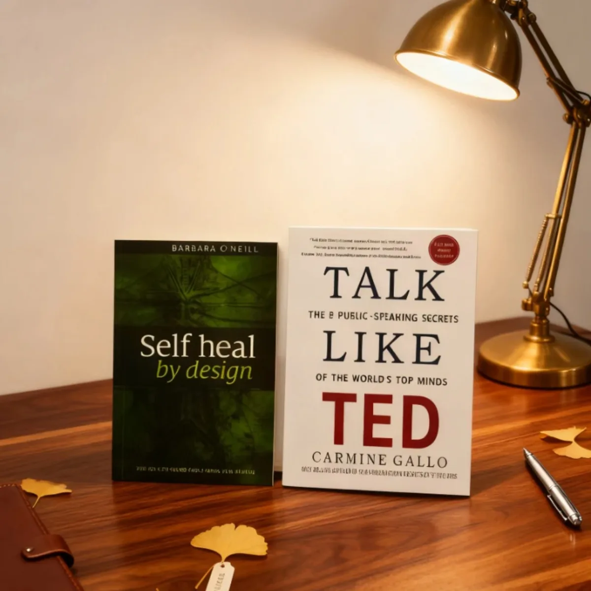 

《Talk Like TED》+《Self Heal By Design》Master 9 Public-Speaking Secrets & Heal Self - Excellent Guide Book for Speech & Wellness