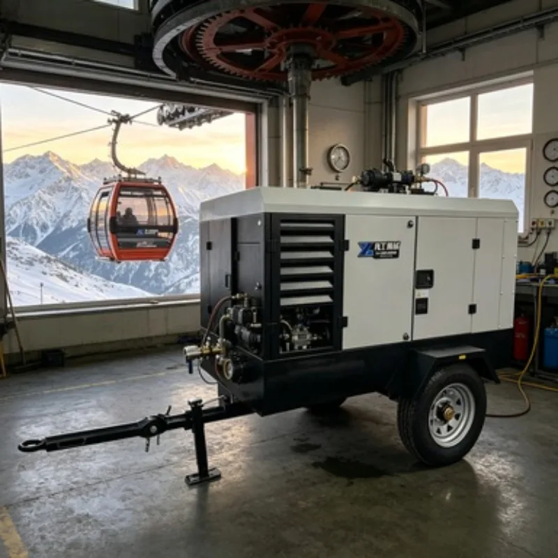 Air Compressor Machine Screw Compressor Industrial Rotary Compressor 7.5KW 10HP 8Bar 120L Tank Belt Driven for Workshop Sale