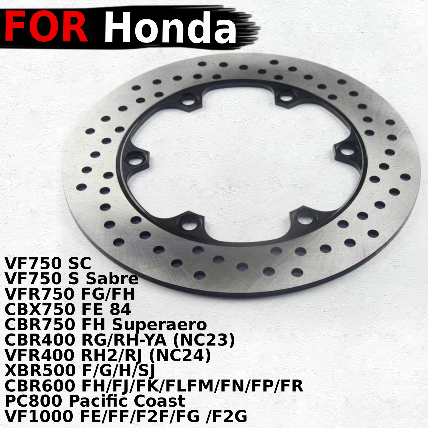 

Motorcycle Front Brake Discs Rotors For Honda VF750 SC CBX750 FE PC800 Pacific Coast VF1000 FE/FF/F2F/FG /F2G