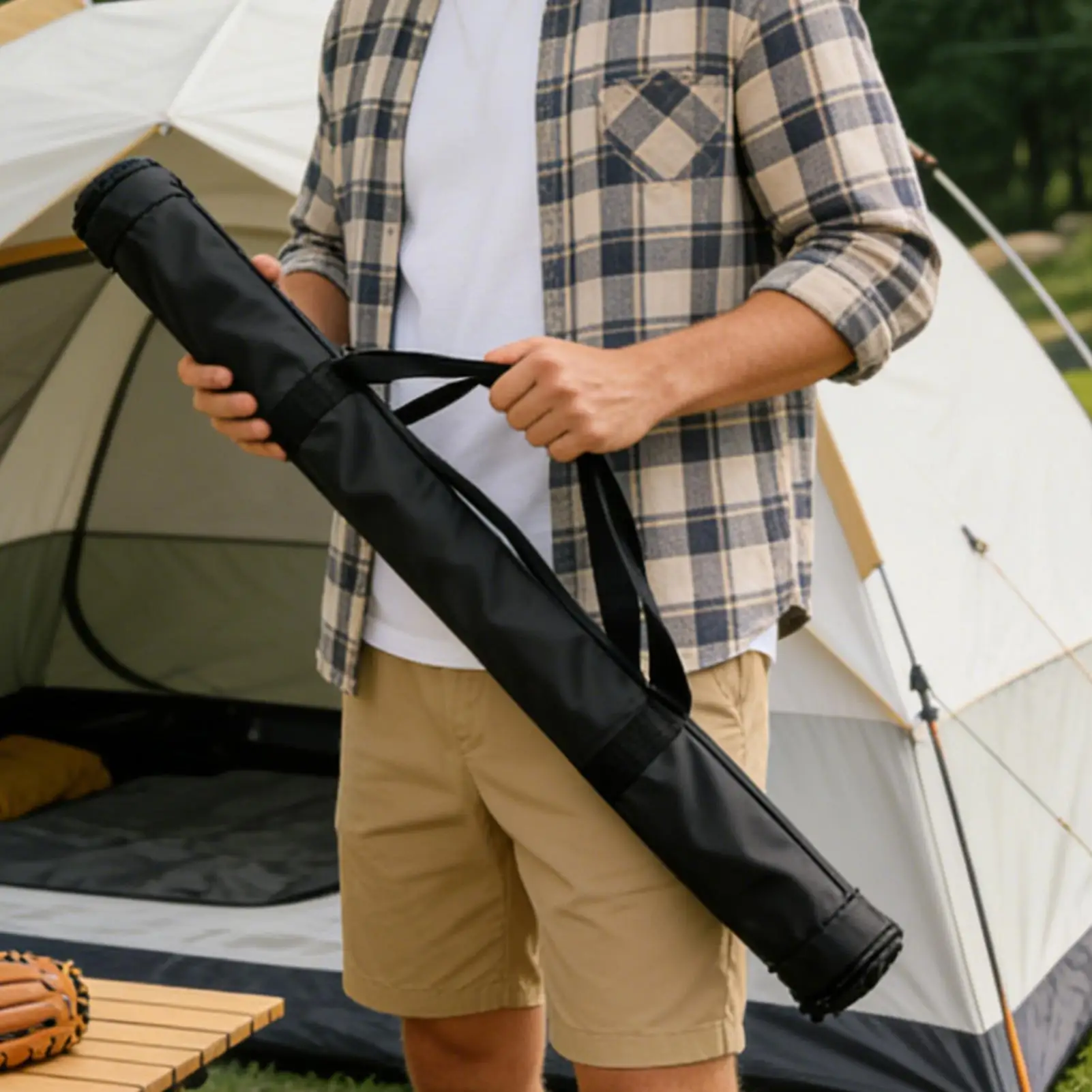 Baseball Bat Cover Scratch-Resistant Racket Sleeve Lightweight Bat Protector Sticks Holder Pouch For Travel School Practice