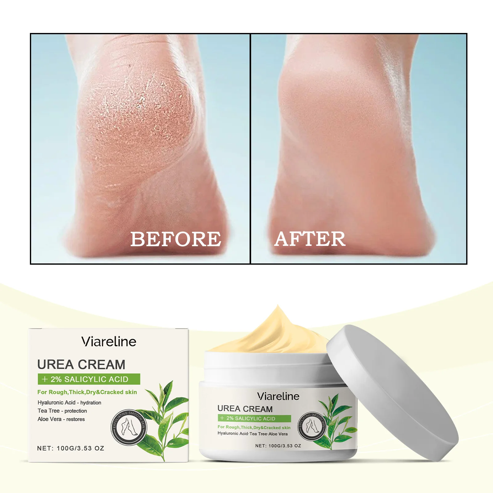 Foot Care Cream Anti-Dryness Moisturizing Repair Hydrating Heel Moisturizing Skin Care Cream