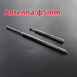 5mm Rod Antenna  FM Radio Antenna Replacement Telescopic Screw Type Male Female Plug  R/C Toys Car Boat Antennas Spare Parts
