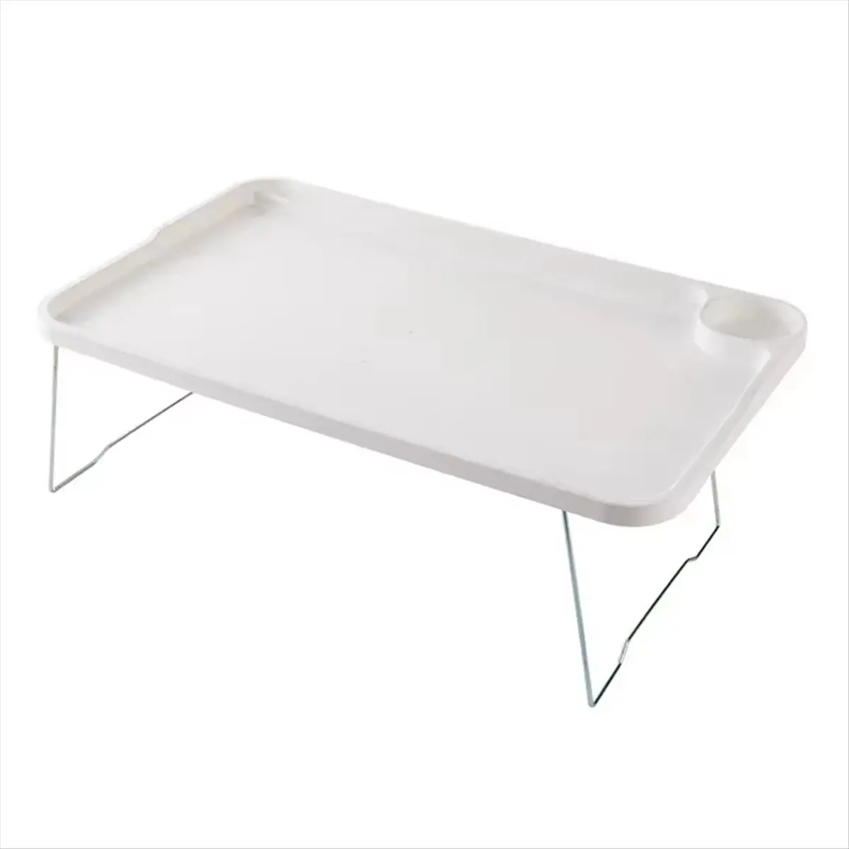MALL Laptop Bed Table Portable Folding Laptop Table with Cup Holder for Student Dormitory Stable Bed Tray Desk with for Sofa