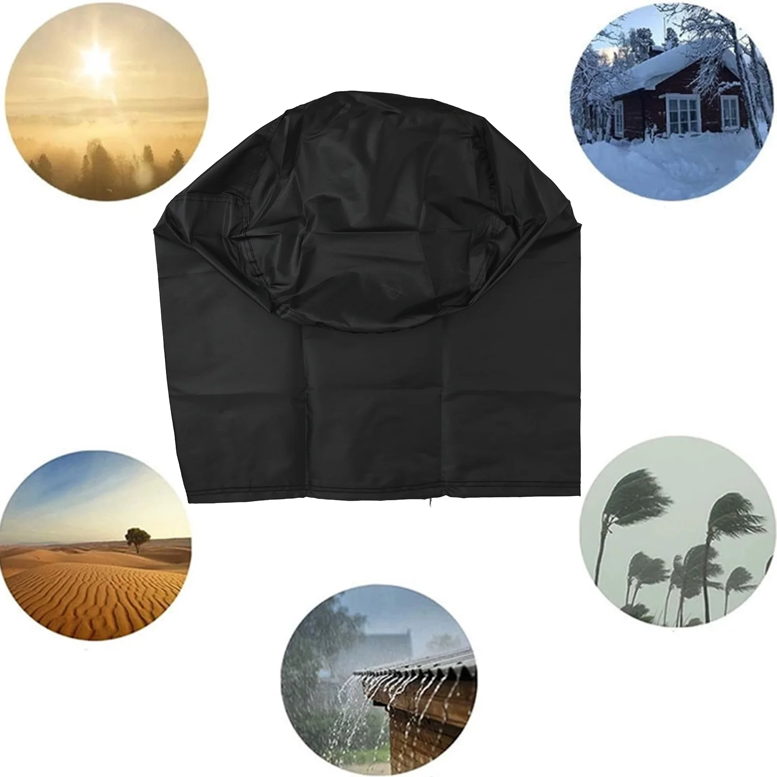 

Крышка вентиляционного отверстия выхлопной турбины Водонепроницаемая крышка вентиляционного отверстия Сверхмощный материал Оксфорд, совместимая с турбинами 12 и 20 дюймов