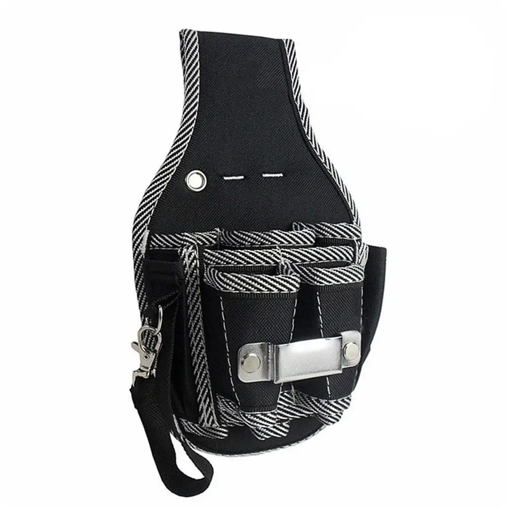 Multifunctional Tool Bag Canvas Tool Belt Screwdriver Holder Tool Kit Pocket Bag Pocket Pouch Waist Bag Electrician P1e8