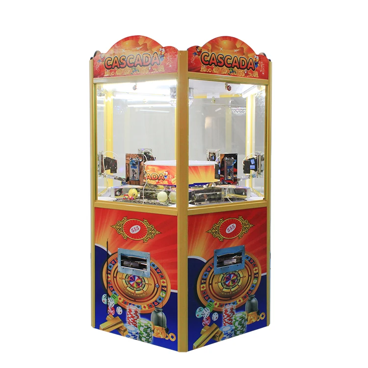 

Привлекательный игровой автомат-толкатель жетонов на 1/6 игроков с функцией выдачи призовых монет для игровых центров