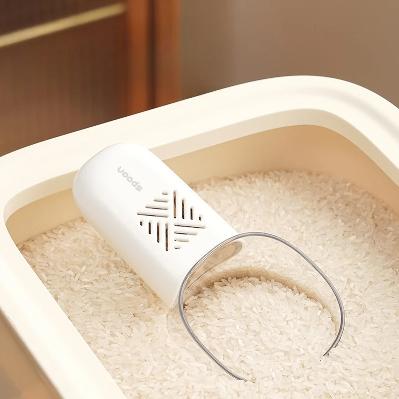 Multi-functional Rice Ladle Household Food-grade Coarse Grain Spoon Kitchen Insect-proof Flour Scooping Quantifying Rice Spoon