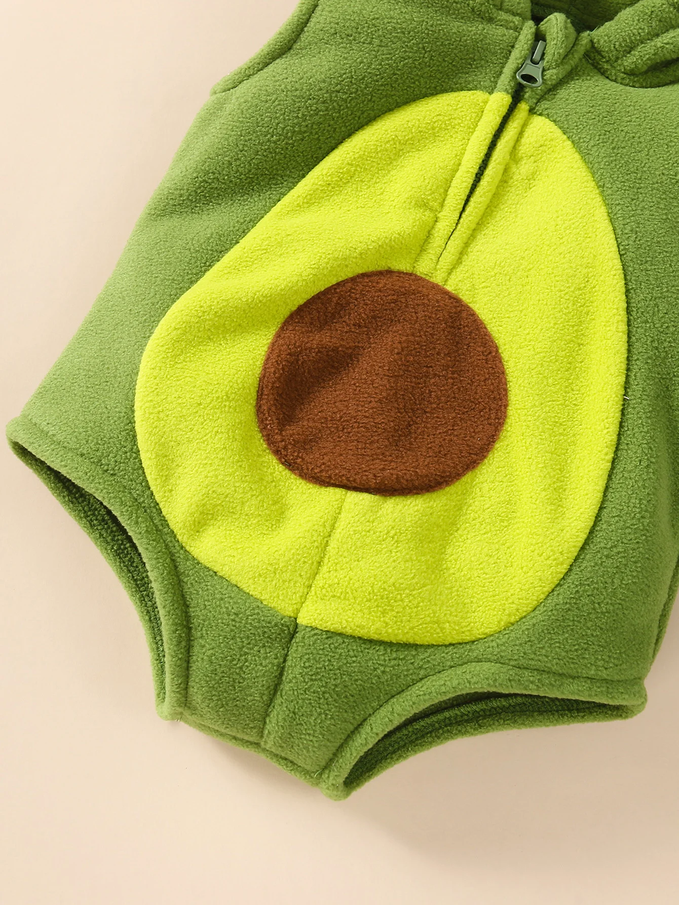 0-24M Baby Girl Boy Avocado Costume Infant Toddler Hoodie Bodysuit Short Romper Purim Halloween Fancy Dress with Stockings