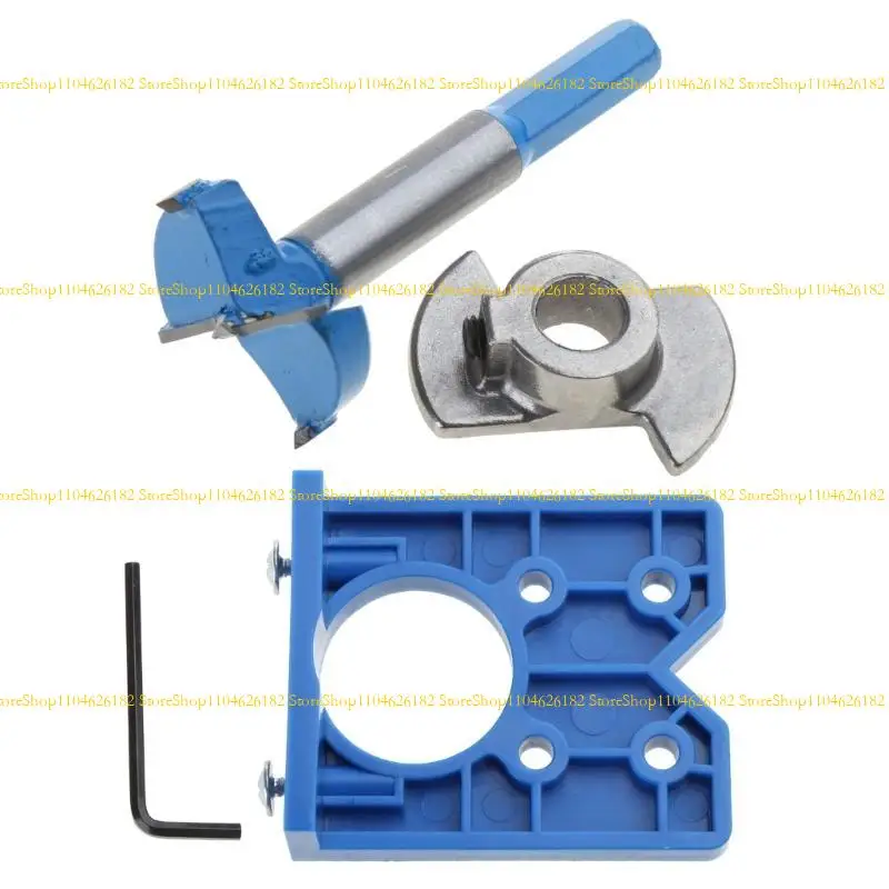 Q2q4 35mm gabarito dobradiça escondido