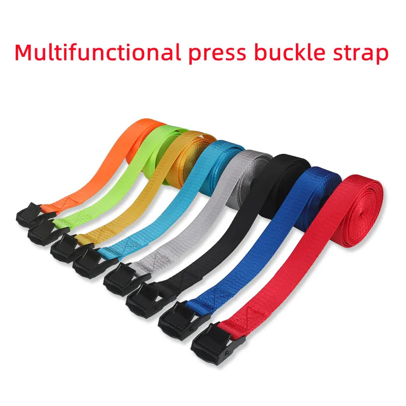 1 inch Tie Down Straps Length Customizable Multi Color Available - Suitable for Car Cargo Bike Motorcycle Canoe etc 1 meter