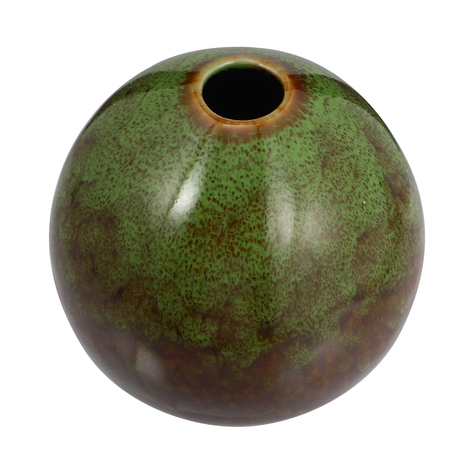 

2Pcs Dried Flower Decorative Vase Ceramic Mini Hydroponic Plant Container Stylish Tabletop Ornament for Home Office Desk Green