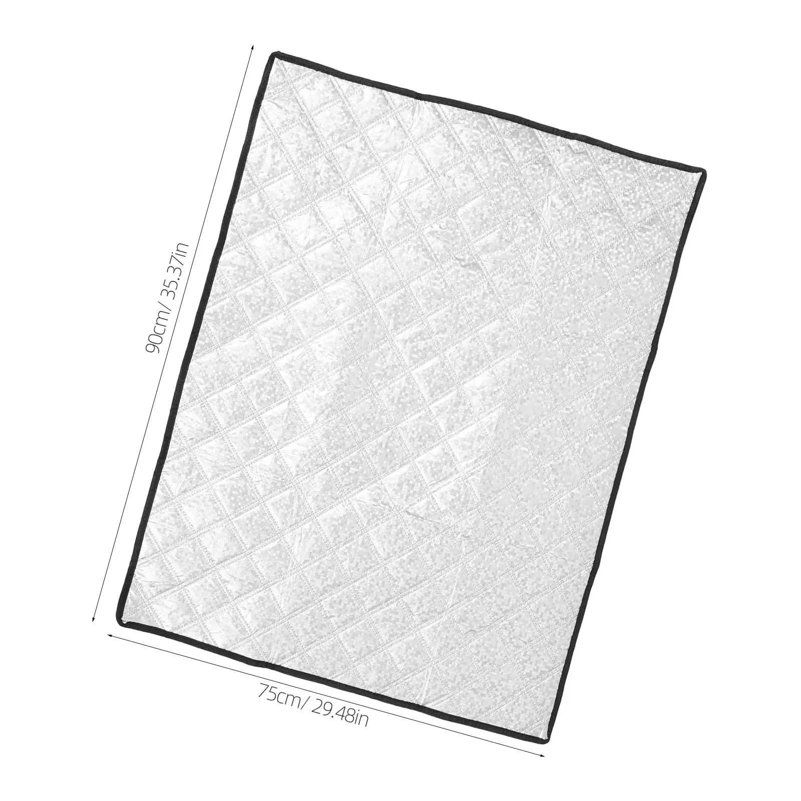 Aluminum Foil Insulated Freezer Cover Waterproof Dustproof Sun Uv Protector 36x30x0.2 Cooler Refrigerator Outdoor Thermal Shield