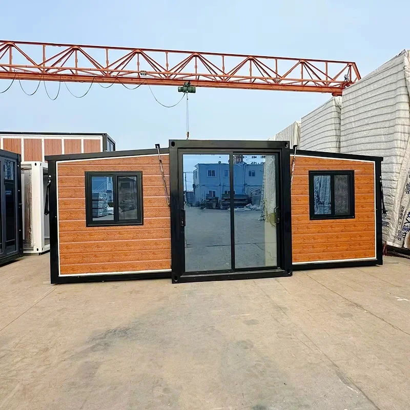 Prefabricated Luxury 2 3 Bedrooms Prefab Homes Move in Ready Low Price Movable Tiny Modern Expandable House with Water Pipes