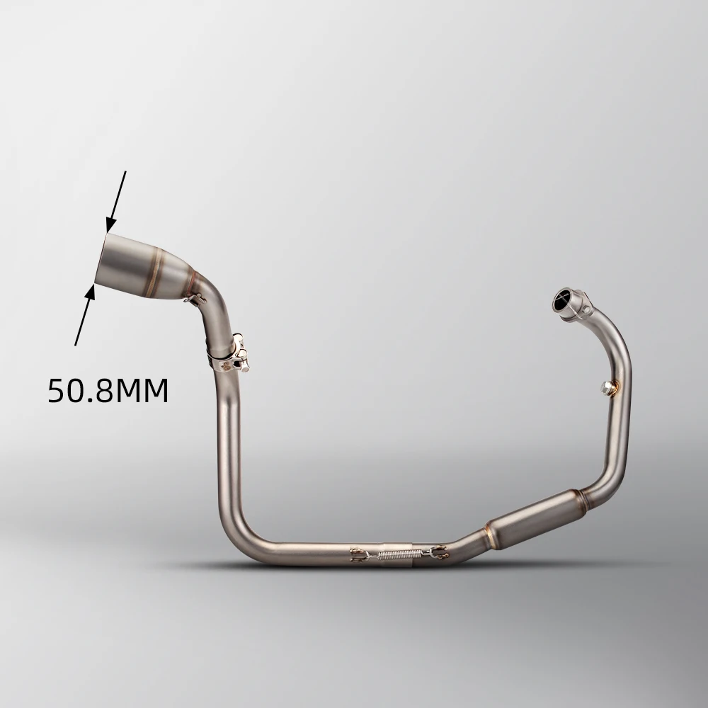 51mm Motorcycle Exhaust Stainless Front Link Pipe Interface Escape Moto For TNT 125 135 TNT125 TNT135