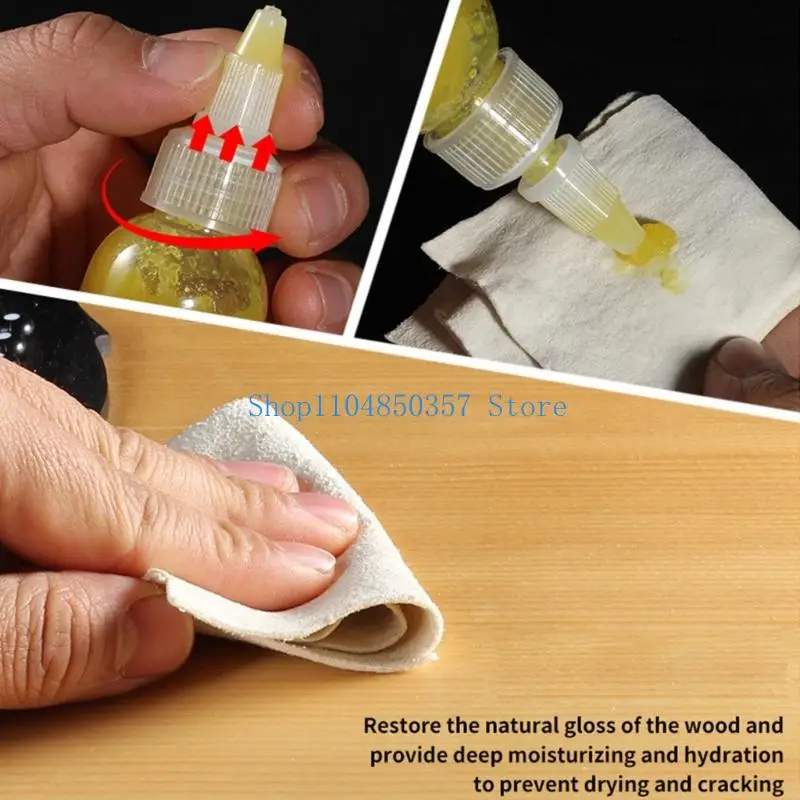 652F Electric Acoustic Guitar Cleaning String Cleaner Oil Polish Oil Fingerboard Lemon Oil & Tool