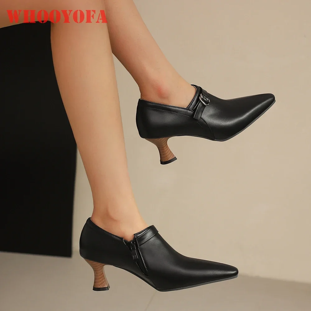 

Новые модные черные, желтые женские туфли-лодочки Foraml, женские модельные туфли на высоком странном каблуке, маленькие, большие размеры 32, 436, 50