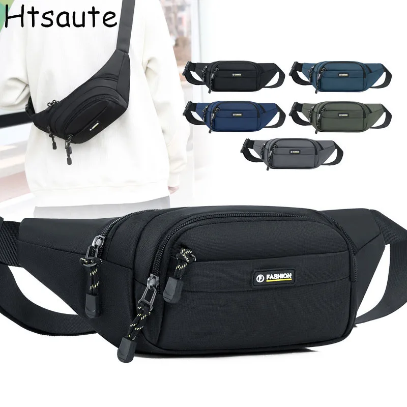 Chest Bag for Men Shoulder Bag Male Handbags Phone Purse Anti-thief Man Chest Bags Outdoor Belt Bag Portable Crossbody Bag