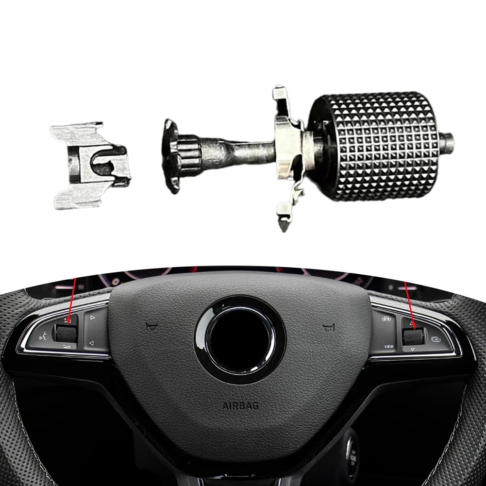 

Car Multi-Functional Steering Wheel Button Key Steer Switch Roller 5ED919179 3VD919719 For Skoda For Superb III