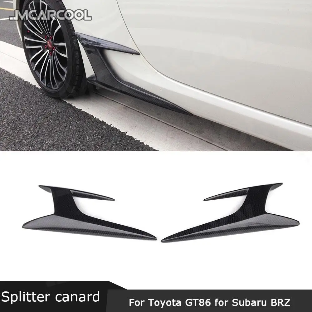 

JMCARCOOL Carbon fiber Side Skirts Splitters Canards For Toyota GT86 For Subaru BRZ 2014-2016