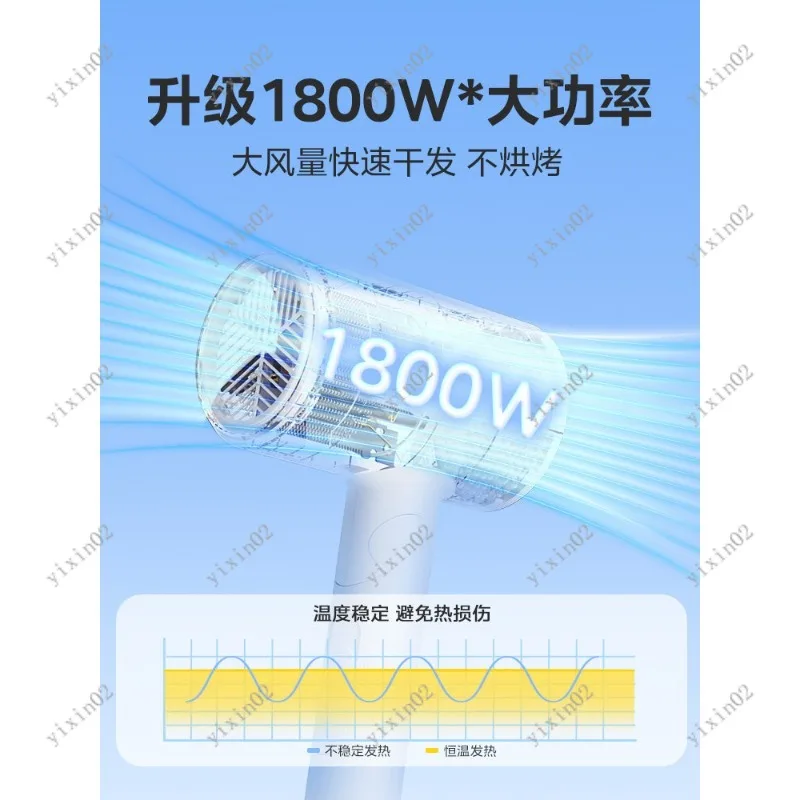 Household  Hair Dryer Fast Drying Foldable Design for Dormitory Students