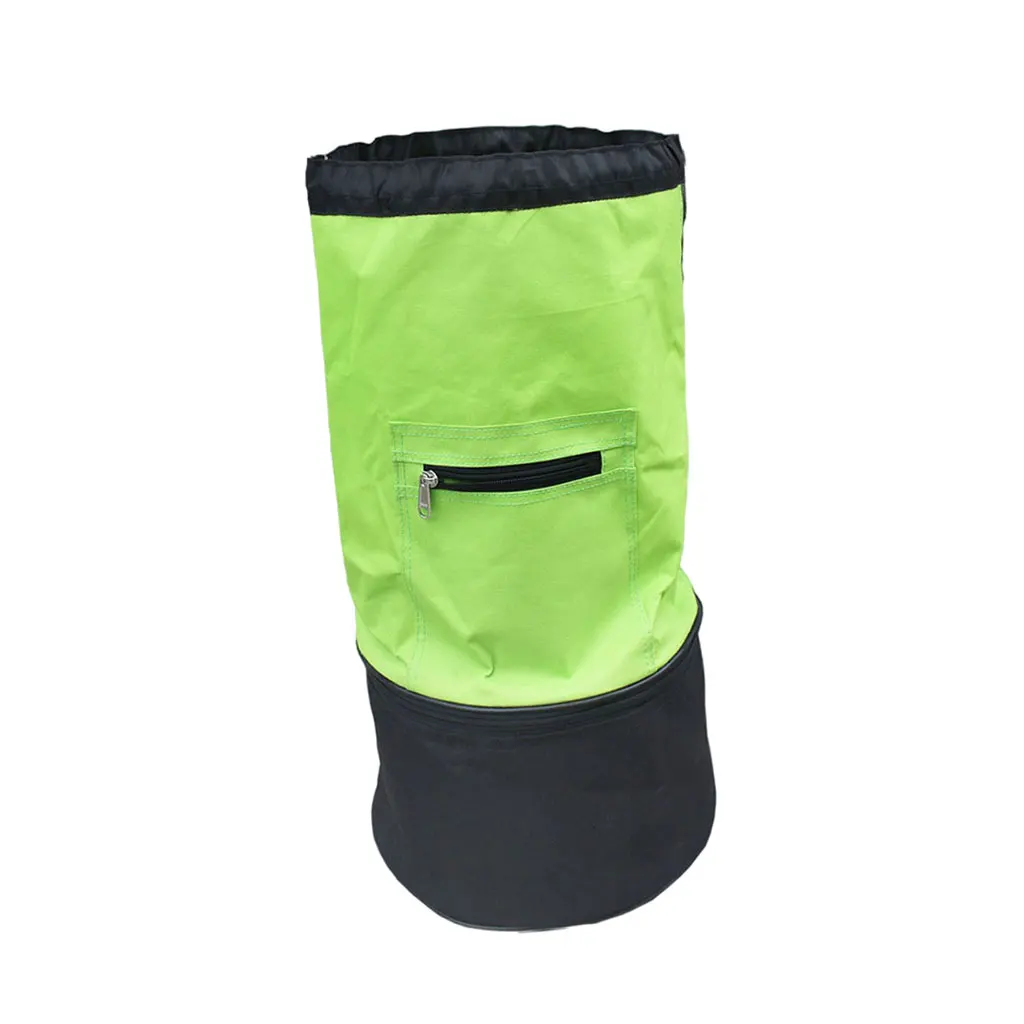 

Mesh Drawstring Ball Bag with Pocket Large for Football Basketball Laundry Volleyball Bag